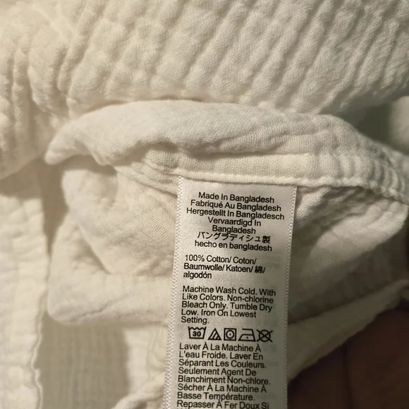 J. Crew White Textured Shirt - Picture 7 of 8